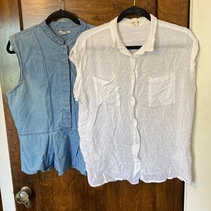 Two vintage Levi shirts.